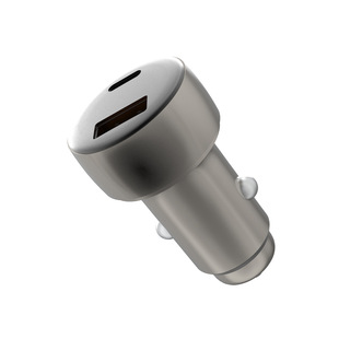 Cross-Border Digital Display Pd30W Dual-Port Qc3.0 Fast Charging Car Charger Suitable for Iphone16 Mobile Phone Cigarette Lighter