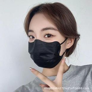 V-Face Internet Red Mask Disposable Thin Face Version Women's High-Value Morandi Macaron Color Three-Layer Protective Independent Pack