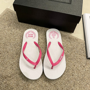 Flip-Flops Women's Summer Outwear Youth Simple ins Anti-Slip Thick Bottom Beach Sandals