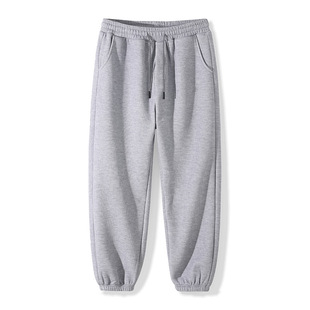 Waffles Sports Pants Men's Spring and Autumn Men's Pants Grey Pants Summer Men's Casual Pants