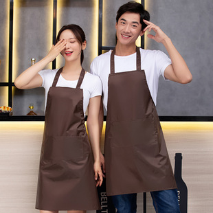Advertising apron peach skin velvet printing logo overalls sleeveless overalls gifts advertising promotion waist