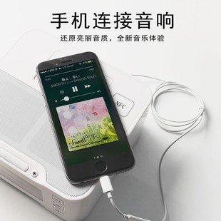 AUX audio cable for Apple 12 2-in-1 car aux3.5m cable iPhone13 car adapter cable