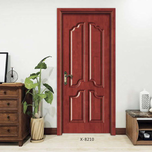 Factory direct supply Thailand oak door paint composite solid wood door indoor bedroom room hotel set door soundproof door