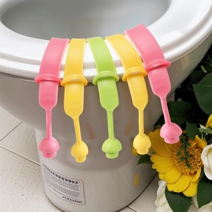Toilet Handle Lid Uncover Toilet Lifter Toilet Lid Lifter Creative Lift Toilet Lid Handle Anti-Dirty Handle