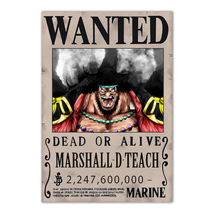 Amazon Poster One Piece хочет 24 штуки награды заказ японский мультяшный плакат декоративная живопись