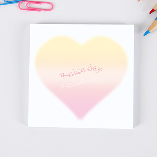 Sunset Stereoscopic Post-it Notes Students Use High-value Post-it Notes ins Sticky Post-it Notes Handbook Label Stickers