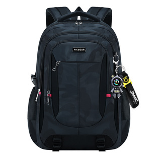2025 New Style Middle School Student Bag Boys Junior High School Students High School Students Large Capacity Backpack Men's Lightweight Backpack
