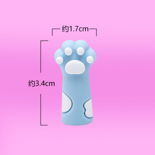 Bulk cat claw pen case pencil case cute silicone pencil cap protective case wholesale kindergarten primary school prize