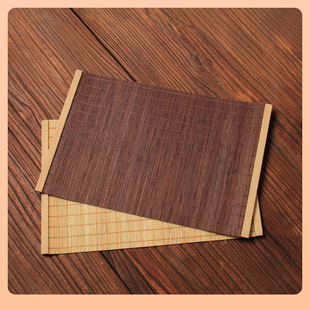 ✅Encapsulated bamboo mat tea mat tea curtain table flag linen Chinese Zen tea mat heat insulation mat table mat kung fu tea ceremony match