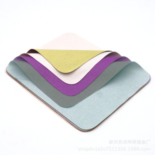 Two-color glasses cloth fine fiber imitation suede glasses cloth sea island wire mobile phone wiping cloth jewelry musical instrument cleaning cloth