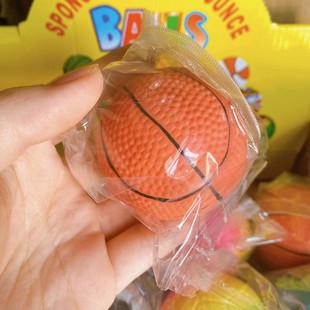 Mixed solid elastic ball children's toys mix and match sports toys leisure solid stall 2 yuan department store batch