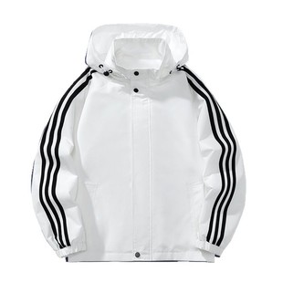 Entity Three Bar Jacket Thin Casual Detachable Cap Spring and Autumn Outdoor Mountaineering Windproof Waterproof Jacket