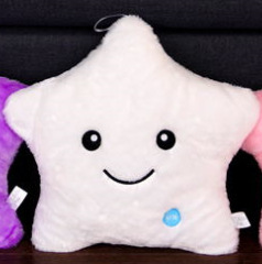 Dreamy Creative Plush Toy Colorful Luminous Five-pointed Star Pillow Birthday Valentine's Day Tanabata Festival Gift