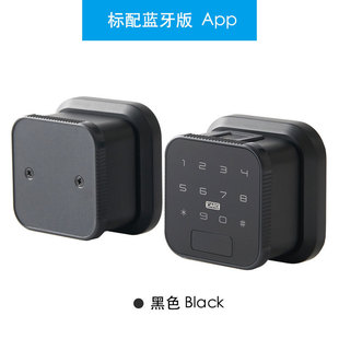 Wooden door fingerprint lock smart lock graffiti tuya all-through lock ttlock combination lock office indoor spherical electronic lock