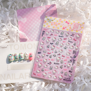 Sanrio & tomoni сотрудничество тонкая жесткая наклейка для ногтей Подлинная совместная серия SAN 029 Kitty Cat