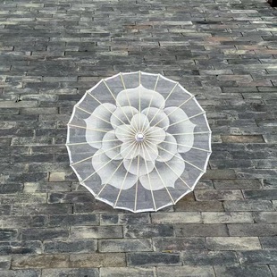 Spring Festival Gala under Qingming Rain Jasmine Flowers Open Dance Suit Umbrella Classical Chinese Style Walk Show Performance Umbrella Dai Rain Youyou