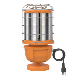 Customized Led Work Light Factory Workshop Construction Site Disc Bracket Work Light Portable Mobile Lighting Led Work Light