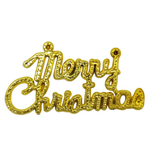 Christmas Decorations with Pendant Plastic Capital English Alphabet Brand Christmas Tree Hanging Christmas Wreath Accessories