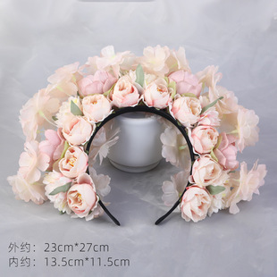 Quanzhou Xunpu Hairpin Flower Headwear Silk Flower Hairband DIY Material Accessories Handmade Activity Flower Headband Hanfu Accessories