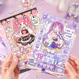 Core Mo Girl одеваются игровые наклейки книга принцесса макияж сменная наклейка от 3 до 6 лет дети маленькая девочка игрушка наклейка книга