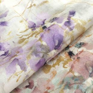 Digital printing fabric ink petals blooming national style rayon printed fabric fabric spring and summer women's woven fabric