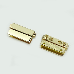 New luggage hardware accessories women's bag lock clutch bag twist lock square lock zinc alloy plating quality