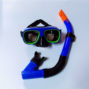 Foreign Trade Children's diving goggles diving goggles semi-dry breathing tube set swimming diving goggles frog goggles snorkeling equipment