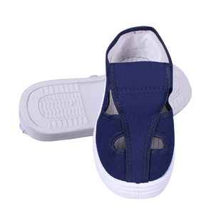Ruiheng factory customized anti-static shoes dust-free clean work shoes spu/pu/PVC bottom four-hole towel labor protection shoes