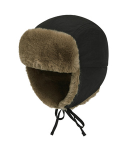 Autumn and Winter Lei Feng Hat Men's and Women's Warm Ear Protection fleece-lined Thickened Outdoor Sports Waterproof Cold-proof Ski Flying Hat