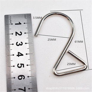 Cross-border Metal S-hook Kitchen Clothing Store Hook Dormitory Hook Supermarket Shelf Hanging Multifunctional S-hook