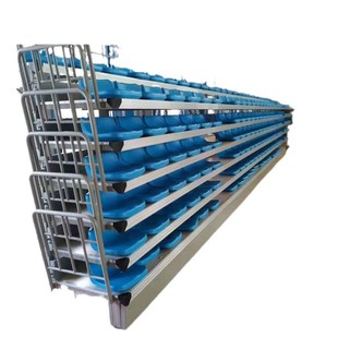 Gymnasium Mobile Retractable Bleachers School Basketball Hall Hand-Operated Movable Bleachers Seats Cinema Activity Bleachers