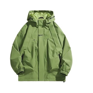 Charge Jacket Men's and Women's 2024 Spring and Autumn Hooded Design Niche Jacket plus size Duffy Shuai Chao Brand Work Jacket