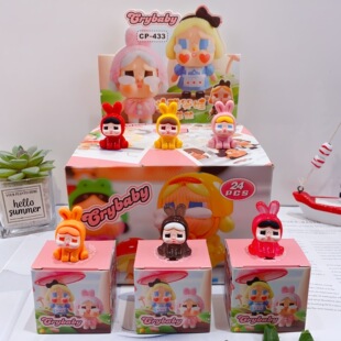 Cute Cartoon Flying Cry Baby Macey Grain Hand-made Blind Box High Color Value Doll Desktop Ornaments Trendy Play Resin Hand-made