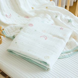 Baby Bath Towel Newborn Baby Bamboo Cotton Six-layer Gauze Cover Blanket Package Kindergarten Children Super Soft Absorbent Bath Towel