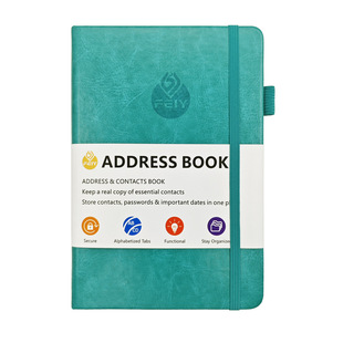 B6 Cross-Border English Address Book Amazon Phone Notepad Contact Record Book Notebook High-Value Ready Stock