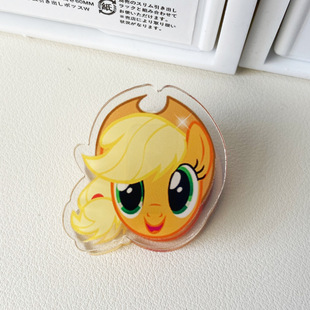Акриловый зажим для заметок Pony Polly, двухсторонний зажим с высоким цветовым значением, полипропиленовый зажим, многофункциональная папка для девочек и студентов