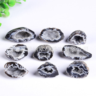 Black Agate Black Crystal Cave Mini Agate Crystal Cave White Crystal Cave Amethyst Cave Red Agate Crystal Cave Cross-border Hot Sale