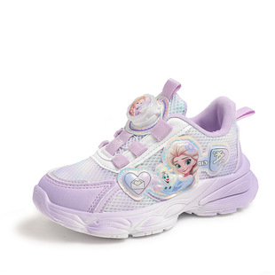 Girls' shoes spring 2024 new mesh children running sneaker medium and big children non-slip soft bottom girls' daddy shoes
