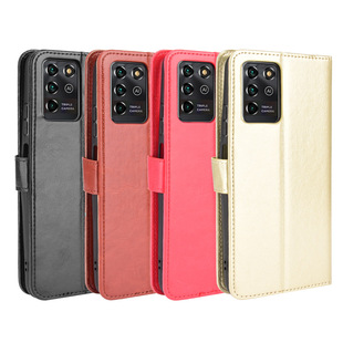 Applicable to ZTE V30 Vita mobile phone shell ZTE Blade V2022 mobile phone leather case flip Crazy Horse pattern card