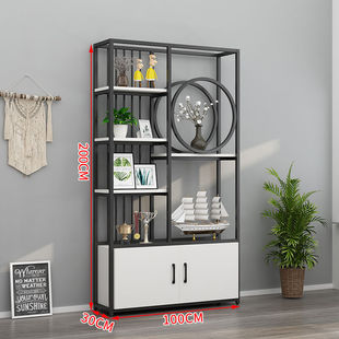 Office Partition Floor Storage Rack Nordic Light Luxury Products Living Room Entrance Display Rack Bookshelf Partition Storage Rack