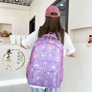 Factory wholesale new schoolbag children's female grade 1-6 sweet cute light casual backpack