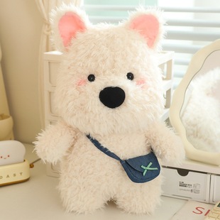 Net red West Highland puppy doll plush doll cute children toy doll creative birthday gift wholesale
