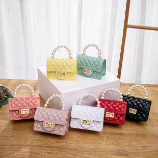 Сумка желе оптовая упаковка 2024 жемчужная сумка mini bags цепная сумка детская сумка мини сумка ручная сумка желе