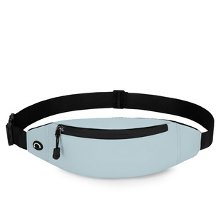 New Cross-border Wholesale Waist Bag Printing LOGO Advertising Outdoor Crossbody Lightweight Casual Sports Waterproof Mobile Phone Bag