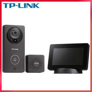 TP-LINK HD electronic cat eye DB52C intelligent induction visual doorbell punch-free camera with display