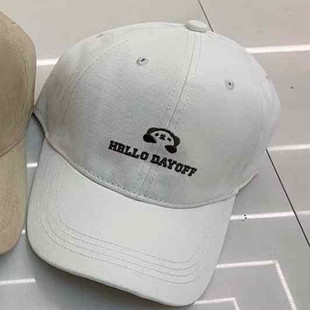 New Korean version of snowflake velvet baseball cap letters peaked cap curved brim embroidery fashion peaked cap men's and women's sports cap