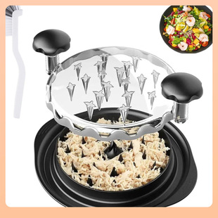 ✅ Chicken Breast Shredder Transparent Cover Chicken Mincer Pet Minced Chicken Shredder Machi