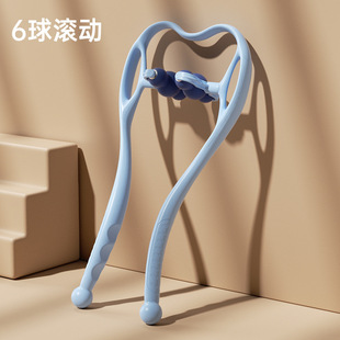 Cervical vertebra massager manual neck rich bag elimination artifact dredge hunchback orthosis shoulder neck kneading 6 rounds