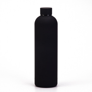 1000ML производитель прямой поставки двухслойная нержавеющая сталь изолят чашка большой емкости наружная спортивная резиновая краска матовая вода чашка