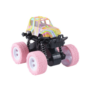 Children's toy car four-wheel drive inertia stunt off-road vehicle simulation model boys and girls fall-resistant car stall wholesale
